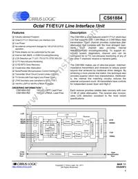 CS61884-IQZ Datasheet Cover