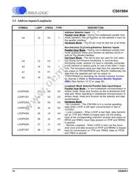 CS61884-IQZ Datasheet Page 14