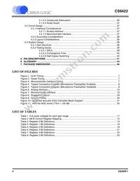 CS6422-CSZR Datasheet Page 4