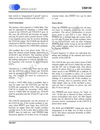 CS8130-CSZR Datasheet Page 11