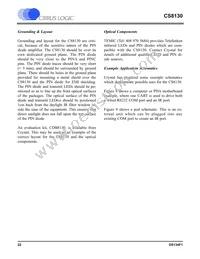 CS8130-CSZR Datasheet Page 22