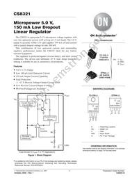 CS8321YDP3 Datasheet Cover