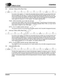 CS8405A-CZZ Datasheet Page 21