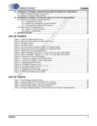 CS8406-DSZR Datasheet Page 3