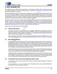 CS8406-DSZR Datasheet Page 13