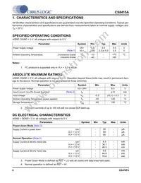 CS8415A-CSZ Datasheet Page 6