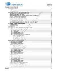 CS8422-CNZR Datasheet Page 3