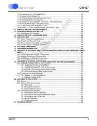 CS8427-DZZR Datasheet Page 3