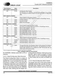 CS8900A-IQ3ZR Datasheet Page 22