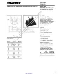 CSD3160H Datasheet Cover