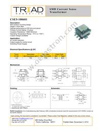 CSE5-100601 Datasheet Cover