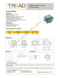 CSE5-101251 Datasheet Cover