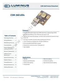 CSM-360-WWRM-D22-GR750 Datasheet Cover