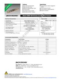CSM2F-8518-L100J01 Datasheet Cover