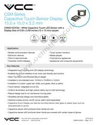 CSMS15CIC04 Datasheet Cover