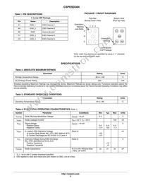 CSPESD304G-HST Datasheet Page 2