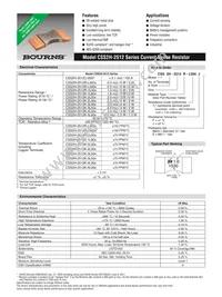 CSS2H-2512K-3L00FE Datasheet Cover