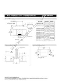 CSS2H-2512K-3L00FE Datasheet Page 2