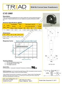 CST-1005-B Datasheet Cover
