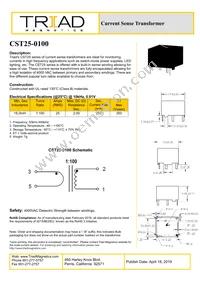 CST25-0100 Cover