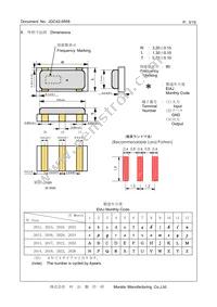 CSTNE8M00GH5C000R0 Datasheet Page 3