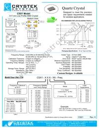 CSX1-AE-20-8.00 Datasheet Cover