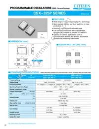 CSX325P1P-UT Datasheet Cover