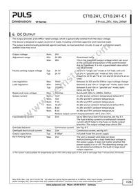 CT10.241-C1 Datasheet Page 7