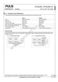 CT10.241-C1 Datasheet Page 11