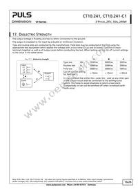 CT10.241-C1 Datasheet Page 16