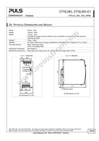 CT10.241-C1 Datasheet Page 18