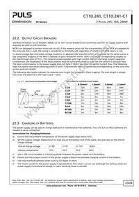CT10.241-C1 Datasheet Page 23
