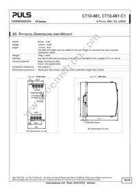 CT10.481 Datasheet Page 18