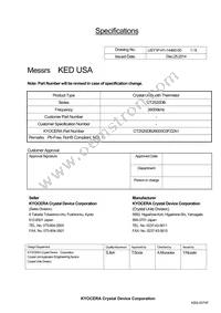 CT2520DB26000C0FZZA1 Datasheet Cover