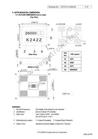 CT2520DB26000C0FZZA1 Datasheet Page 4