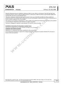 CT5.121 Datasheet Page 4