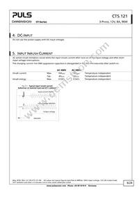 CT5.121 Datasheet Page 6