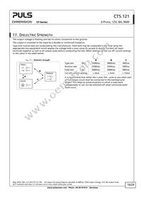 CT5.121 Datasheet Page 16