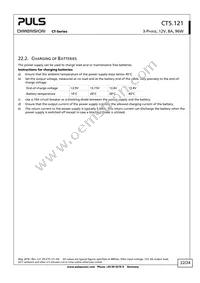 CT5.121 Datasheet Page 22