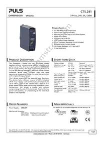 CT5.241 Datasheet Cover