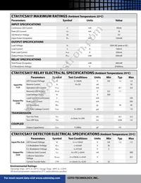 CTA17 Datasheet Page 2