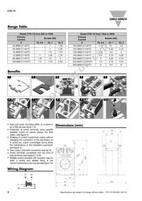 CTD1X1005AXXX Datasheet Page 2