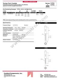 CTF6-A2C5-32.768KD12.5 Datasheet Cover