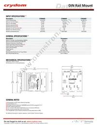 CTRD6025-10 Datasheet Page 2