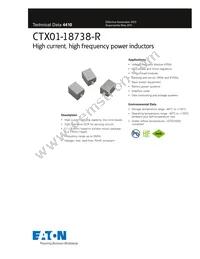 CTX01-18738-R Datasheet Cover