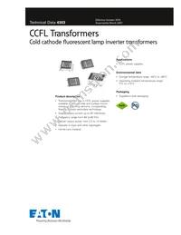 CTX110092-2 Datasheet Cover
