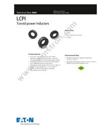 CTX20-16-52LP-R Datasheet Cover