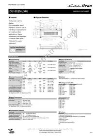 CU16025-UX6J Datasheet Cover