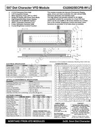 CU20025ECPB-W1J Datasheet Cover