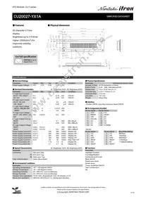 CU20027-YX1A Datasheet Cover